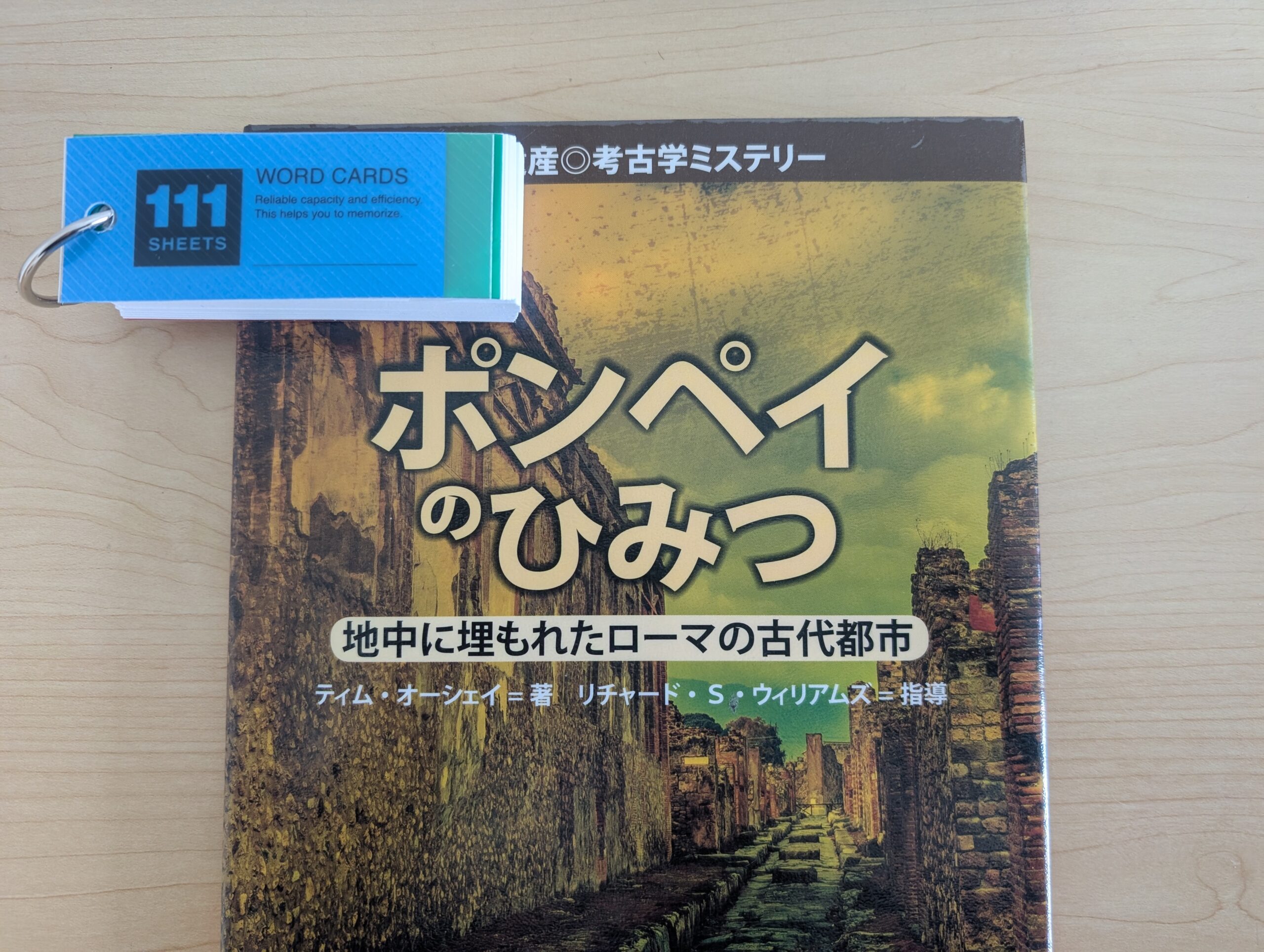 ポンペイのひみつの絵本の表紙